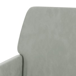 Banc Gris clair 108x79x79 cm Velours 556885556885