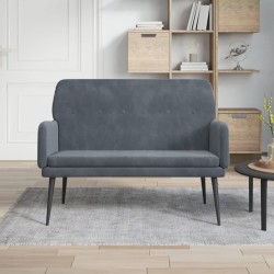 Banc Gris foncé 108x79x79 cm Velours 556886556886