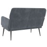 Banc Gris foncé 108x79x79 cm Velours 556886556886