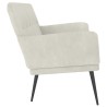 Banc Crème 108x79x79 cm Velours 556889556889