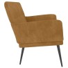 Banc Marron 108x79x79 cm Velours 556890556890