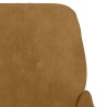 Banc Marron 108x79x79 cm Velours 556890556890