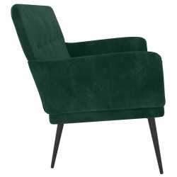 Banc Vert foncé 108x79x79 cm Velours 556891556891
