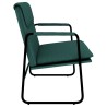 Banc Vert foncé 100x64x80 cm Tissu 556892556892