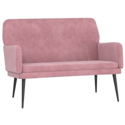 Banc Rose 108x79x79 cm Velours 556893556893