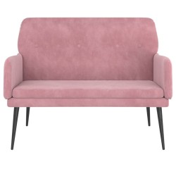 Banc Rose 108x79x79 cm Velours 556893556893