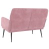 Banc Rose 108x79x79 cm Velours 556893556893