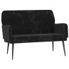 Banc Noir 108x79x79 cm Velours 556895556895