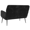 Banc Noir 108x79x79 cm Velours 556895556895