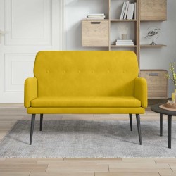 Banc Jaune 108x79x79 cm Velours 556896556896
