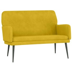Banc Jaune 108x79x79 cm Velours 556896556896