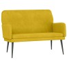 Banc Jaune 108x79x79 cm Velours 556896556896