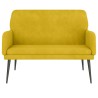 Banc Jaune 108x79x79 cm Velours 556896556896