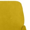 Banc Jaune 108x79x79 cm Velours 556896556896