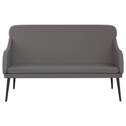 Banc Gris 110x76x80 cm Similicuir 556899556899