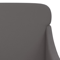 Banc Gris 110x76x80 cm Similicuir 556899556899