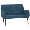 Banc Bleu 108x79x79 cm Velours 556900556900