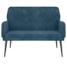 Banc Bleu 108x79x79 cm Velours 556900556900