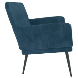Banc Bleu 108x79x79 cm Velours 556900556900