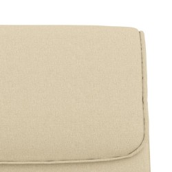 Banc Crème 100x64x80 cm Tissu 556902556902
