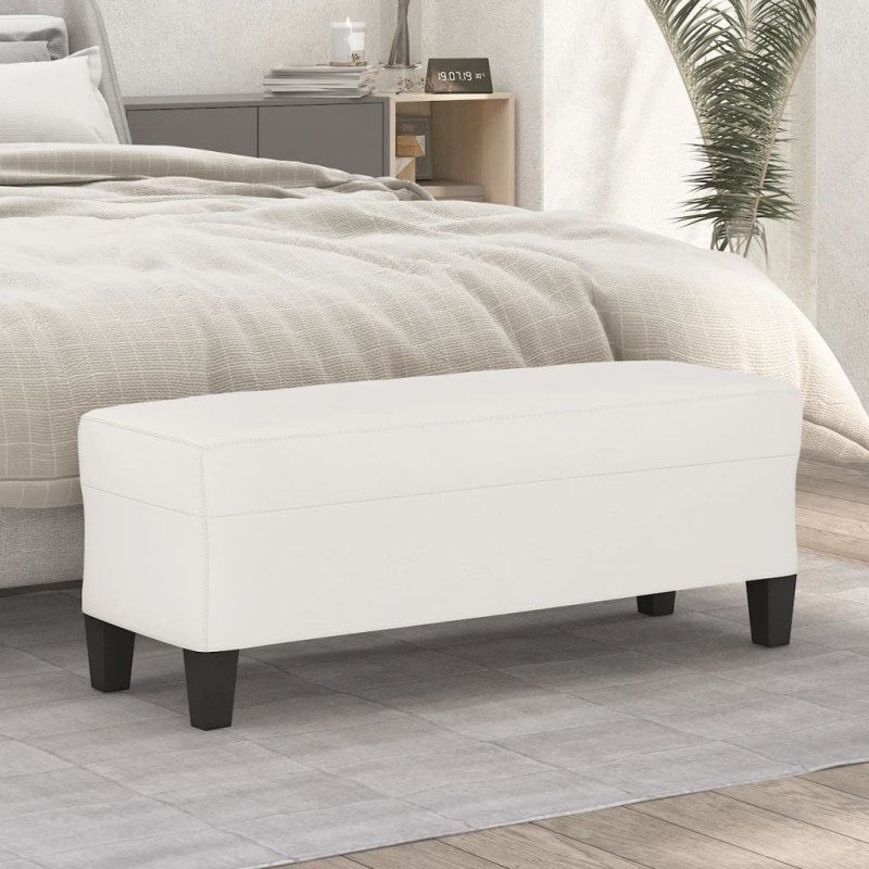 Banc Beige 100x35x41 cm Tissu microfibre 556907556907