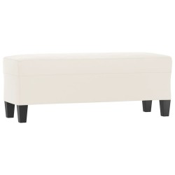 Banc Beige 100x35x41 cm Tissu microfibre 556907556907