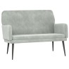 Banc Gris clair 108x79x79 cm Velours 556909556909
