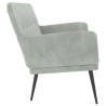 Banc Gris clair 108x79x79 cm Velours 556909556909
