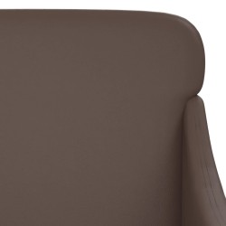 Banc Marron 110x76x80 cm Similicuir 556912556912