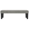 Banc Gris clair 100x30x30 cm Velours 556913556913