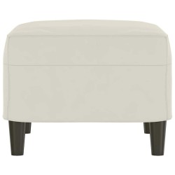 Banc Crème 70x35x41 cm Velours 556916556916