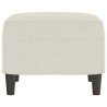 Banc Crème 70x35x41 cm Velours 556916556916