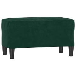 Banc Vert foncé 70x35x41 cm Velours 556917556917