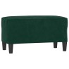 Banc Vert foncé 70x35x41 cm Velours 556917556917