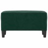 Banc Vert foncé 70x35x41 cm Velours 556917556917