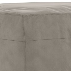 Banc Gris clair 70x35x41 cm Velours 556918556918