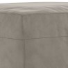 Banc Gris clair 70x35x41 cm Velours 556918556918