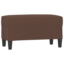 Banc Marron 70x35x41 cm Similicuir 556921556921