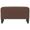 Banc Marron 70x35x41 cm Similicuir 556921556921