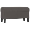 Banc Gris 70x35x41 cm Similicuir 556922556922