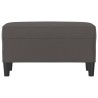 Banc Gris 70x35x41 cm Similicuir 556922556922