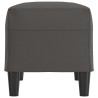 Banc Gris 70x35x41 cm Similicuir 556922556922