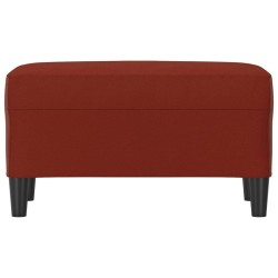 Banc Rouge bordeaux 70x35x41 cm Similicuir 556923556923