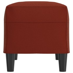 Banc Rouge bordeaux 70x35x41 cm Similicuir 556923556923