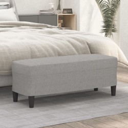 Banc Gris clair 100x35x41 cm Tissu 556928556928