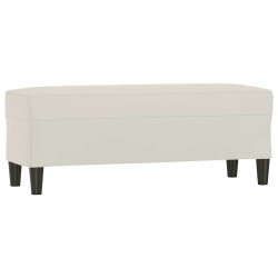 Banc Crème 100x35x41 cm Velours 556930556930