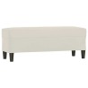 Banc Crème 100x35x41 cm Velours 556930556930