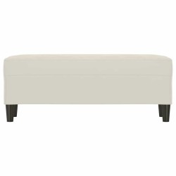 Banc Crème 100x35x41 cm Velours 556930556930