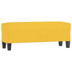 Banc Jaune clair 100x35x41 cm Tissu 556931556931