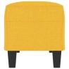 Banc Jaune clair 100x35x41 cm Tissu 556931556931